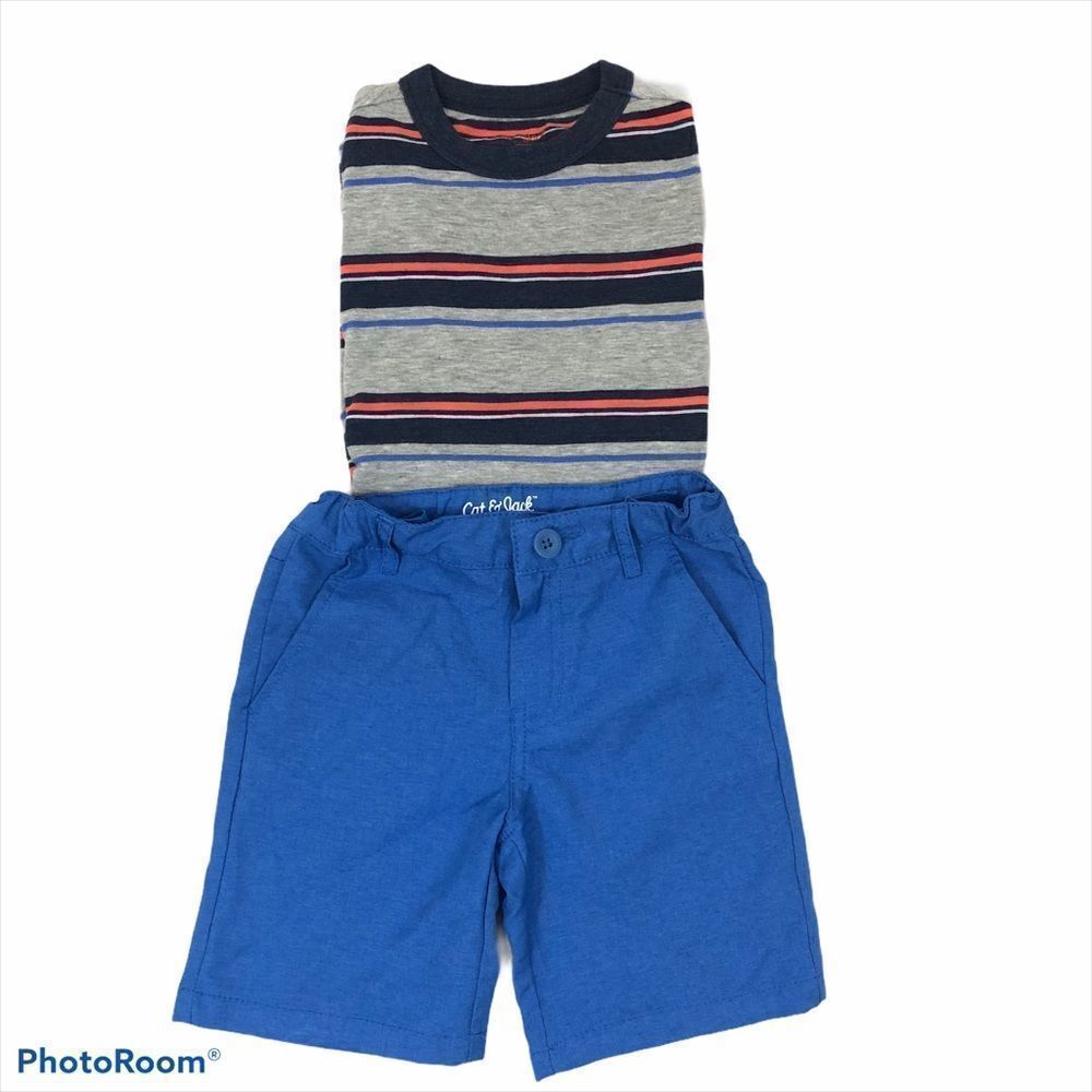 Boys Cat & Jack Short and T-Shirt Outfit Size 6